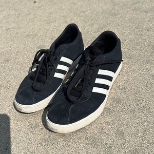 Adidas Black Suede Sneakers